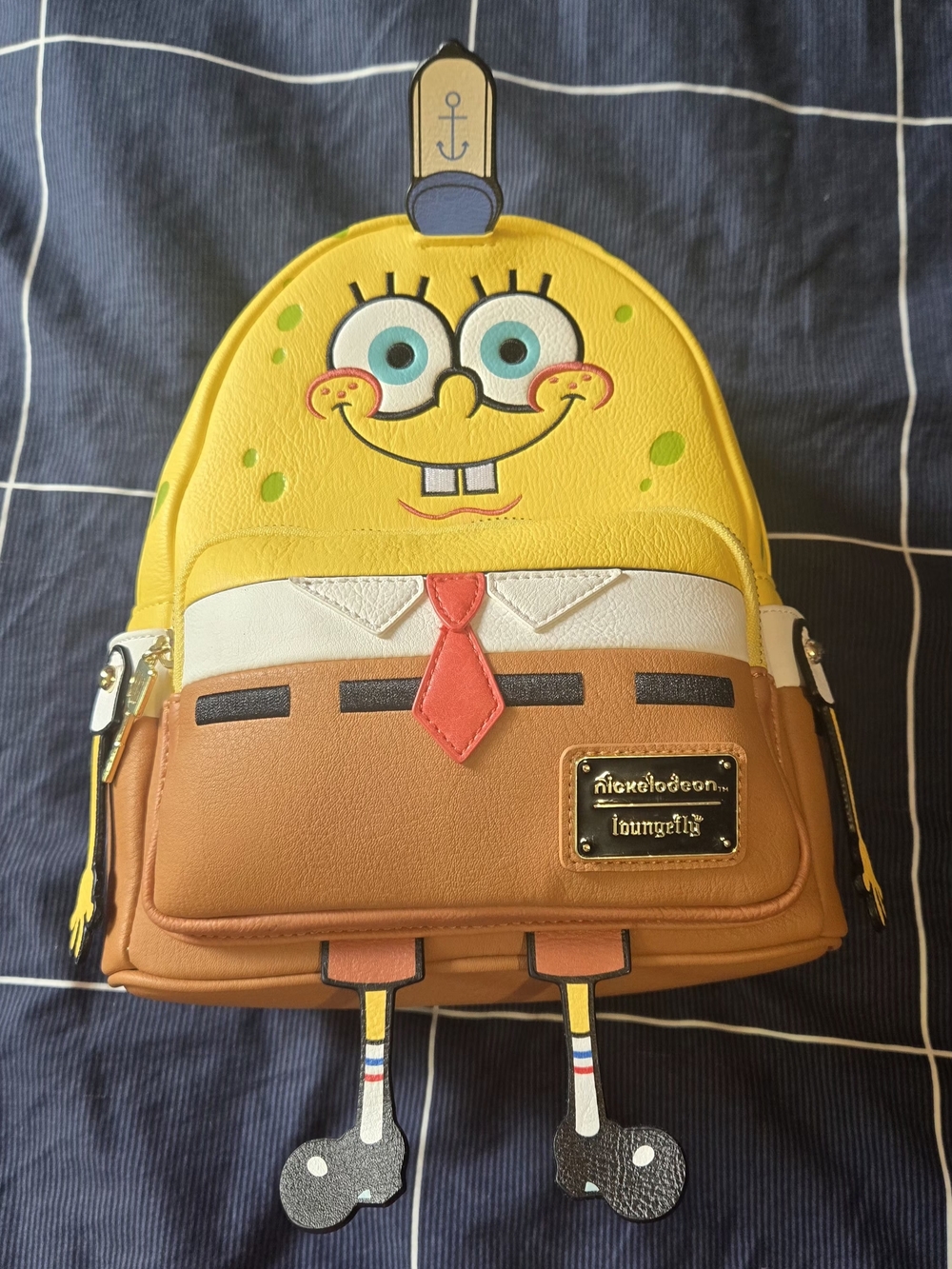 Loungefly SpongeBob Character Mini Backpack - Yellow & Brown